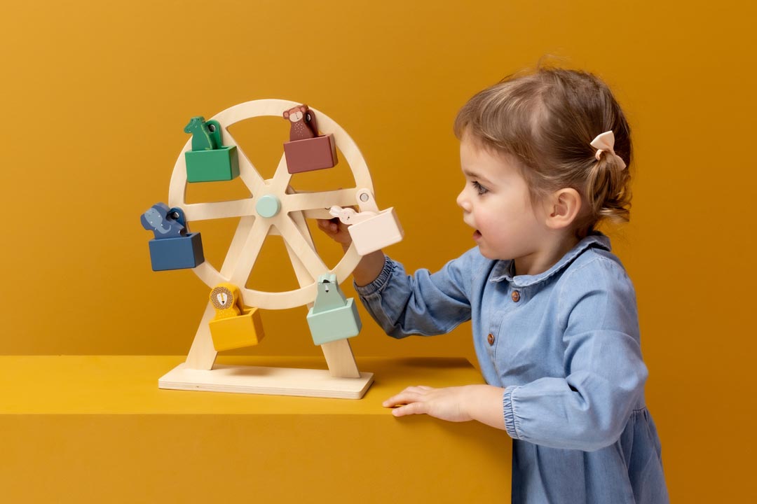 Wooden ferris wheel